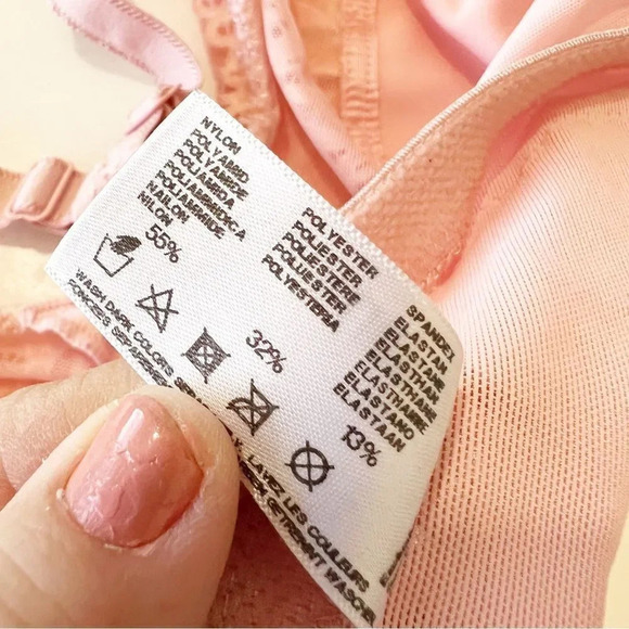 Glamorise Pale Pink Front Clasp Underwire Bra Women’s Size 40F Racerback Curvy - Picture 4 of 9